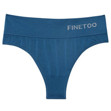 Load image into Gallery viewer, High Waist Seamless Thongs Women Soft T-back Panties M-2XL G-string Underwear Ladies Letter Bikini Underpants Female Lingerie