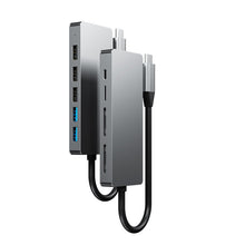 Load image into Gallery viewer, Type-C docking station USB3.0 10-in-1 USB-C to HDMI Supports TF and SD Card Reader with PD Charging Adapter