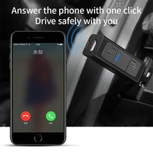 Load image into Gallery viewer, Black 3.5mm Wireless Bluetooth 4.2 Audio Receiver Supports FLAC、APE、MP3 and ACC for Car Home Audio PC