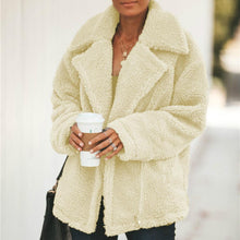 Load image into Gallery viewer, Women's Autumn and Winter Fashion Zipper Pocket Long Sleeve Top Plush Coat
