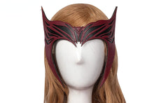 Load image into Gallery viewer, Superheroine Halloween Scarlet Cosplay Witch Costume High Quality Vision Wanda Maximoff Battle Outfit
