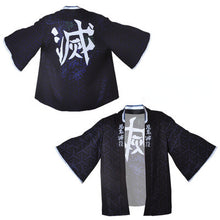 Load image into Gallery viewer, Anime Demon Slayer Kimetsu No Yaiba Tanjiro Kamado Cosplay Cape Costume Men Kimono Plus Size Jackets Halloween Party