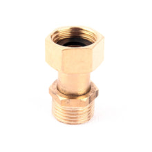 Load image into Gallery viewer, 1pc 1/2 Inch Thread Brass Connector Home Garden Water Pipe Copper Adapter Water Heater Fitting