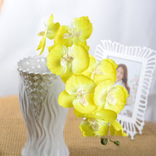 Load image into Gallery viewer, 1pc Artificial Silk White Butterfly Orchid Flowers Moth Fake Flower for Wedding Party Home Festival Decoration