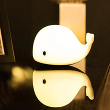 Load image into Gallery viewer, Baby Room LED Night Lights Whale Cartoon Night Light kids Bedroom Table Sleeping Lamps Children Christmas Lamp Gift