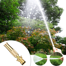 Load image into Gallery viewer, 1pcs Garden Irrigation Spray Gun Adjustable Brass Sprinkler Garden Hose Nozzle Car Wash Lawn Watering Water Gun Gardening Tools