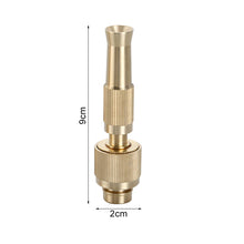 Load image into Gallery viewer, 1pcs Garden Irrigation Spray Gun Adjustable Brass Sprinkler Garden Hose Nozzle Car Wash Lawn Watering Water Gun Gardening Tools