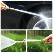 Load image into Gallery viewer, 1pcs Garden Irrigation Spray Gun Adjustable Brass Sprinkler Garden Hose Nozzle Car Wash Lawn Watering Water Gun Gardening Tools