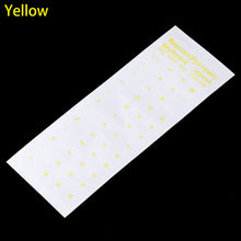 Load image into Gallery viewer, 2PCS Keyboard Sticker Russian Language Keyboard Letter Protector Sticker Film Laptop Accessories