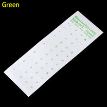 Load image into Gallery viewer, 2PCS Keyboard Sticker Russian Language Keyboard Letter Protector Sticker Film Laptop Accessories