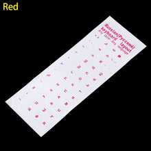 Load image into Gallery viewer, 2PCS Keyboard Sticker Russian Language Keyboard Letter Protector Sticker Film Laptop Accessories