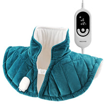 Load image into Gallery viewer, 2.2lb Large Shoulder Neck Back Heating Shawl Wrap Heat Therapy Heater Weighted Heating Pad for Pain Relief