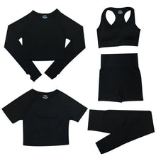 Load image into Gallery viewer, Yoga Set Gym Clothes Tracksuit Tops And Leggings for Fitness Sports