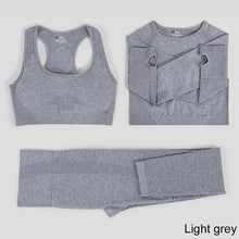 Load image into Gallery viewer, Yoga Set Workout Sportswear Gym Clothing Fitness Leggings Tops For Women