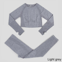 Load image into Gallery viewer, Yoga Set Workout Sportswear Gym Clothing Fitness Leggings Tops For Women