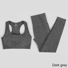 Load image into Gallery viewer, Yoga Set Workout Sportswear Gym Clothing Fitness Leggings Tops For Women