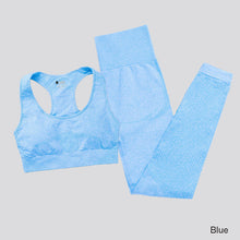 Load image into Gallery viewer, Yoga Set Workout Sportswear Gym Clothing Fitness Leggings Tops For Women