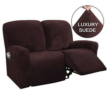 Load image into Gallery viewer, 2-3 Seater All-inclusive Recliner Sofa Cover Non-slip Massage Sofa Cover Elastic Recliner Case Suede Couch Relax Armchair Cover