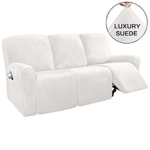 Load image into Gallery viewer, 2-3 Seater All-inclusive Recliner Sofa Cover Non-slip Massage Sofa Cover Elastic Recliner Case Suede Couch Relax Armchair Cover