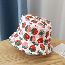 Load image into Gallery viewer, 2-4 Years Summer Baby Hat Kids Cotton UV Protection Sun Cap Children Panama Beach Girls Boys Bucket Hat Cute Cartoon Infant Caps