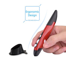 Load image into Gallery viewer, 2.4G Wireless USB Optical Presenter Pen Mouse Adjustable 1600DPI 4 Keys Mini Mice for Tablet Laptop PC Desktop Smart TV Box