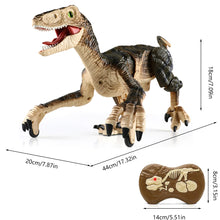 Load image into Gallery viewer, 2.4G RC Dinosaur Raptor Jurassic Remote Control Velociraptor Toy Electric Walking Dino dragon Toys For Childrens Christmas Gifts