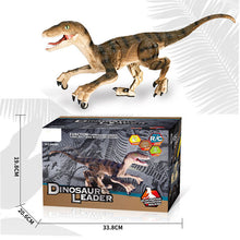 Load image into Gallery viewer, 2.4Ghz RC Simulation Dinosaur RC Velociraptor Intelligent Remote Control Dinosauria Toy With LED Light Roaring Gift for Child