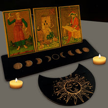 Load image into Gallery viewer, 2/4pcs Wooden Tarot Card Stand for Witch Divination Tools Display Holder Altar