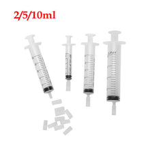 Load image into Gallery viewer, 2/5/10ml Plastic Syringe Perfume Dispenser for Refill Cosmetic Liquid Essential Oil Portable Quantitative Dispensing Tools