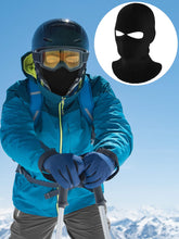 Load image into Gallery viewer, 2-Hole Knitted Full Face Cover Cap Ski Neck Gaiter Winter Balaclava Warm Knit Beanie for Outdoor Sports Funny Party Riding Hat