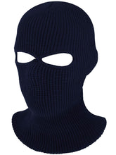 Load image into Gallery viewer, 2-Hole Knitted Full Face Cover Cap Ski Neck Gaiter Winter Balaclava Warm Knit Beanie for Outdoor Sports Funny Party Riding Hat