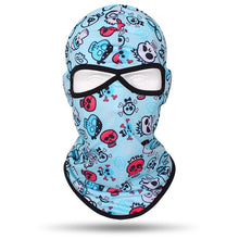Load image into Gallery viewer, 2 Holes Skull Balaclava Outdoor Motorcycle Riding Face Mask Windproof Caps Hiking Hunting Fishing Ski Masks MTB Bicycle Headgear