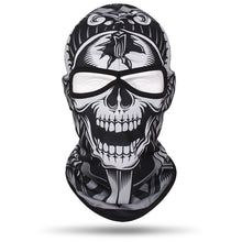 Load image into Gallery viewer, 2 Holes Skull Balaclava Outdoor Motorcycle Riding Face Mask Windproof Caps Hiking Hunting Fishing Ski Masks MTB Bicycle Headgear