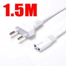 Load image into Gallery viewer, 2 Pin Prong US to C7 Extension Cable LED Light Power Cord America European Figure 8 Laptop Power Cable For PS4 1.5M 0.6M