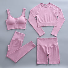 Load image into Gallery viewer, Yoga Set Women Gym Clothing Female High Waist Yoga Pants Tracksuit Women Fitness Clothing