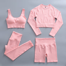 Load image into Gallery viewer, Yoga Set Women Gym Clothing Female High Waist Yoga Pants Tracksuit Women Fitness Clothing