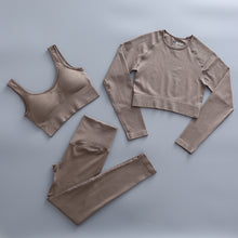Load image into Gallery viewer, Yoga Set Women Gym Clothing Female High Waist Yoga Pants Tracksuit Women Fitness Clothing