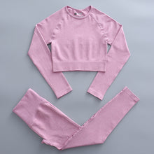 Load image into Gallery viewer, Yoga Set Women Gym Clothing Female High Waist Yoga Pants Tracksuit Women Fitness Clothing