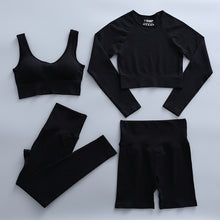 Load image into Gallery viewer, Yoga Set Women Gym Clothing Female High Waist Yoga Pants Tracksuit Women Fitness Clothing