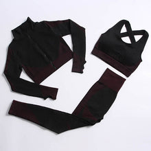 Load image into Gallery viewer, Yoga Set Workout gym clothing fitness for Women's tracksuit