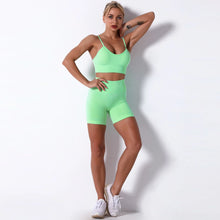 Load image into Gallery viewer, Yoga Set Workout Shorts Sportswear Fitness Ensembles Sports Wear Women Outfits
