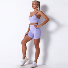 Load image into Gallery viewer, Yoga Set Workout Shorts Sportswear Fitness Ensembles Sports Wear Women Outfits