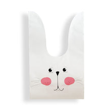 Load image into Gallery viewer, 20/50pcs Rabbit Gift Bags Cones Transprant Plastic Bag Carrot Candy Bags Kids Birthday Party Decoration Easter Party Decorations