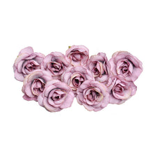 Load image into Gallery viewer, 50PCS Mini Rose Artificial Flower Head DIY Needlework Handmade Craft Supplies Fake Flowers for Wedding Home Party Decoration