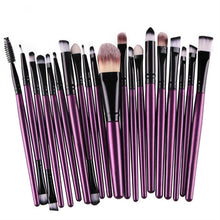 Load image into Gallery viewer, 20Pcs Makeup Brushes Set Professional Plastic Handle Soft Synthetic Hair Powder Eyeshadow Make Up Brushes Cosmetics