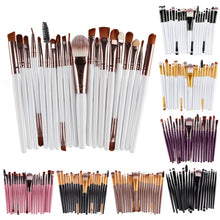 Load image into Gallery viewer, 20Pcs Makeup Brushes Set Professional Plastic Handle Soft Synthetic Hair Powder Eyeshadow Make Up Brushes Cosmetics