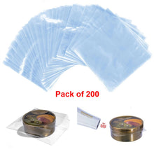 Load image into Gallery viewer, 200 Pcs Waterproof POF Heat Shrink Wrap Bags for Soaps Bath Bombs and DIY Crafts (Transparent)