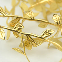 Load image into Gallery viewer, 5 Meter Silk Nature Gold Artificial Leaf Leaves Vine For Wedding Box Decoration Foliage Handmade Scrapbooking Craft Wreath