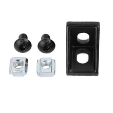 Load image into Gallery viewer, Aluminum Profile Connector Set: 20pcs Corner Bracket + 40pcs 20 Series M5 T-slot Nuts + 40pcs M5x8mm Hex Socket Cap