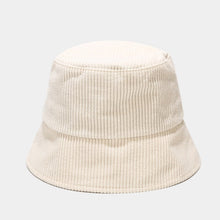 Load image into Gallery viewer, Fall Winter Classic Corduroy bucket hat outdoor Panama harajuku fishing bucket hats for female male unisex Casual cap